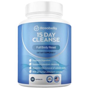 Rosabella limpieza detox 15 días cápsulas caja frontal