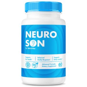 Botella de cápsulas NeuroSon para apoyo auditivo natural