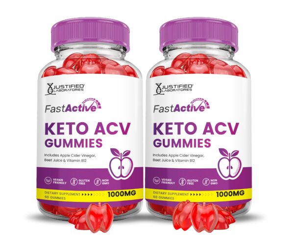 Fast Active Keto ACV gomitas vinagre sidra manzana