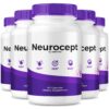 Frasco de Neurocept con cápsulas