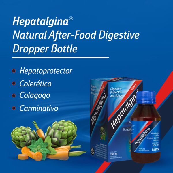 Ingredientes naturales en suplemento Hepatalgina para el hígado