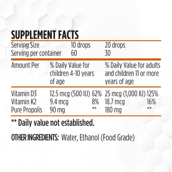 Extracto propóleos BEE and You soporte inmunológico y antioxidantes