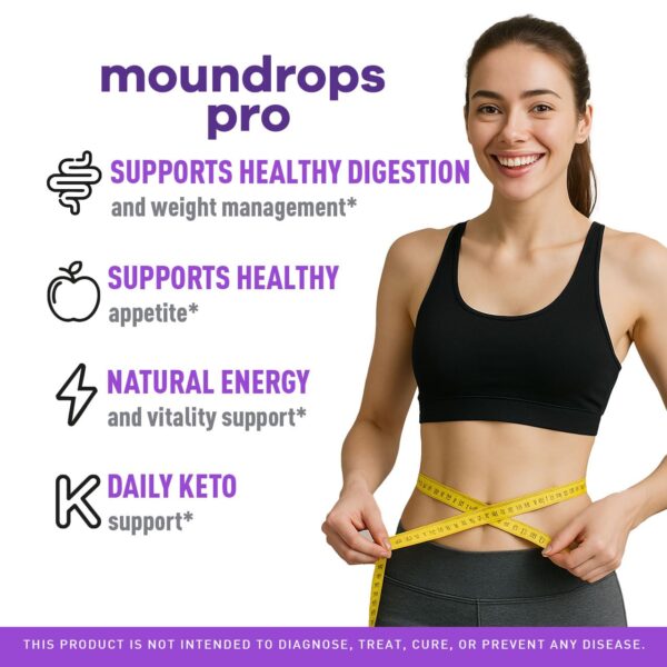 Botellas de Moundrops Pro suplemento natural para bienestar