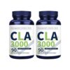 Botella de Vicwell CLA 3000mg softgels para fitness y composición corporal