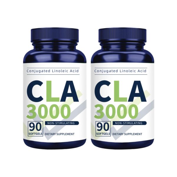 Botella de Vicwell CLA 3000mg softgels para fitness y composición corporal