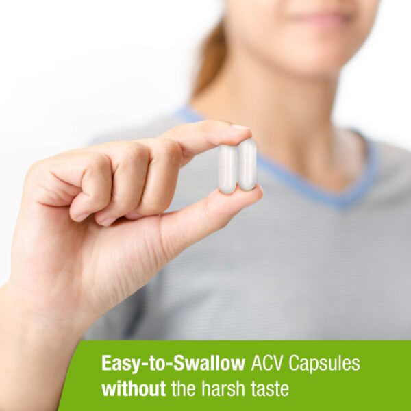 Etiqueta trasera suplemento Key Nutrition vinagre de manzana