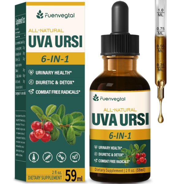 Gotas diuréticas naturales uva ursi fuenvegtal botella