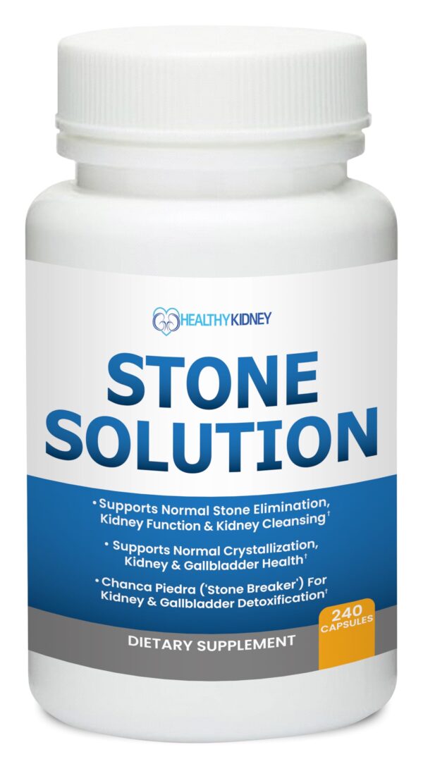 Suplemento Stone Solution apoyo natural para salud renal y vesícula
