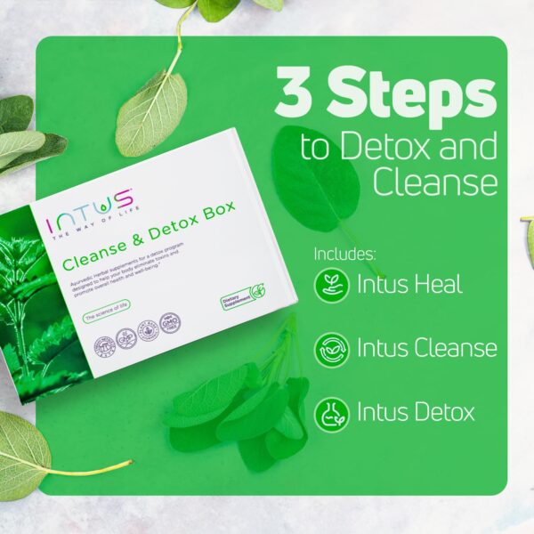 Suplementos Intus ayurvédicos para desintoxicación y digestión