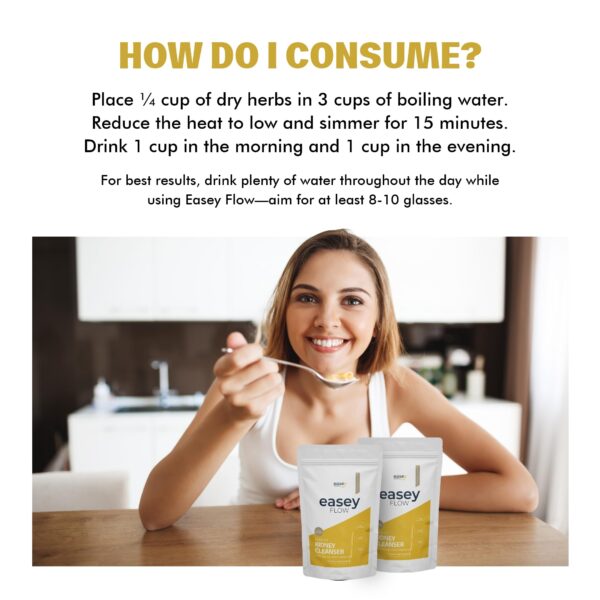 Té herbal para riñón y tracto urinario Easey Flow imagen 4