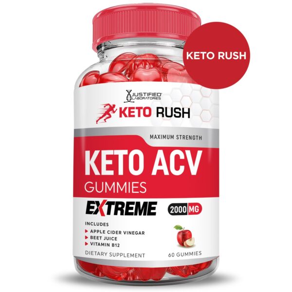 Gomitas Keto Rush ACV elaboradas con ingredientes premium