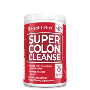 Health Plus Super Colon Cleanse polvo suplemento desintoxicante natural