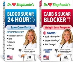 Pharmaganics Dr Stephanie bloqueador carbohidratos y azúcar suplemento