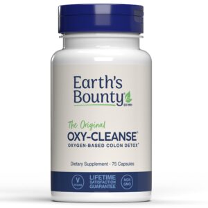 Oxy-Cleanse Earth's Bounty envase frontal