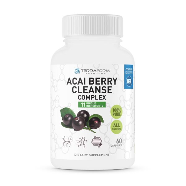 Acai Berry Cleanse detox natural envase frontal