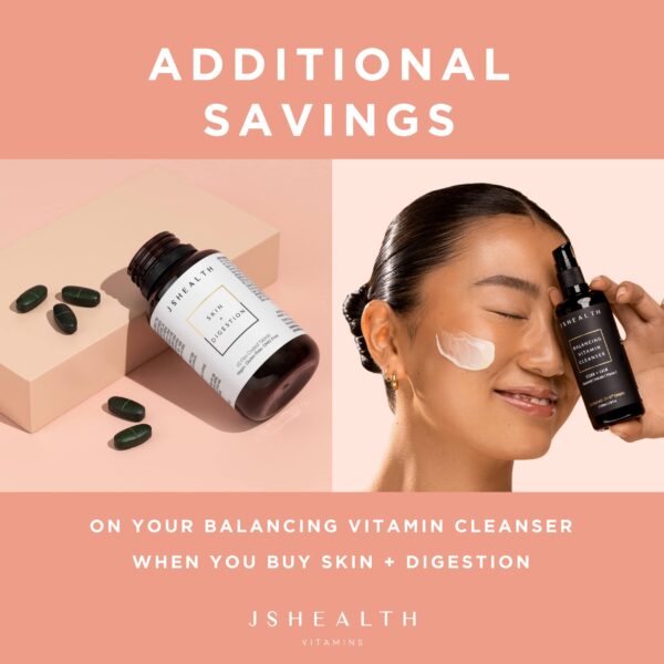 Paquete de salud digestiva y piel JSHealth