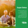 4Life Super Detox botellas de suplemento dietético 60 cápsulas