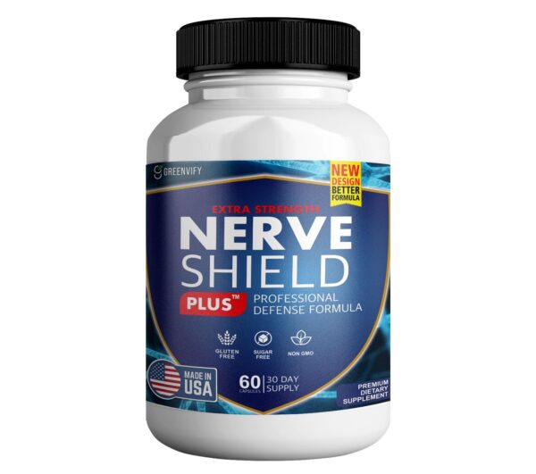 Nerve Shield Plus Pro suplemento salud nerviosa botella