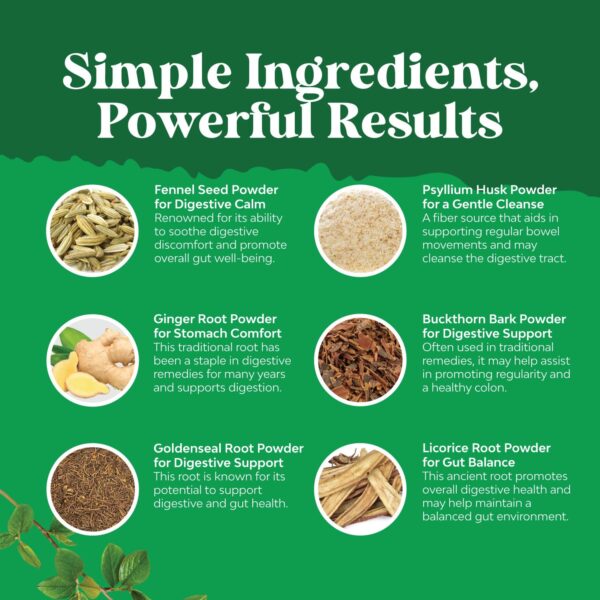 Cápsulas de fibra y probióticos para salud intestinal Natures Craft