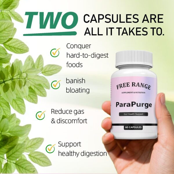 Etiqueta con ingredientes de PARAPURGE