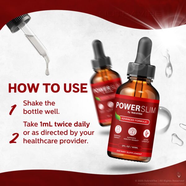 Frente del envase PowerSlim Drops