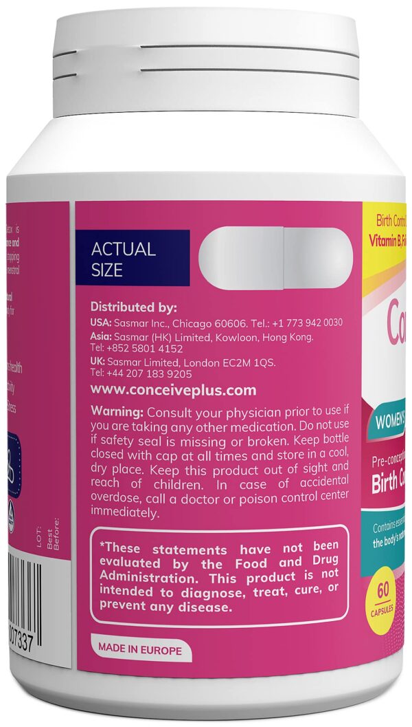 Suplemento de fertilidad CONCEIVE PLUS