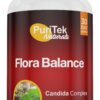 Puritek Naturals Flora Balance cápsulas para limpieza candida 60 unidades