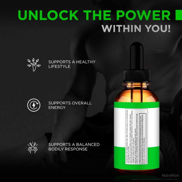 Power Drops líquido premium para apoyar stamina y energía