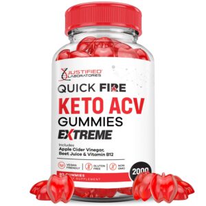 Gominolas Quick Fire Keto ACV 2000mg 60 unidades