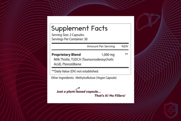 Mejora flujo biliar con suplemento Tudca natural vegano