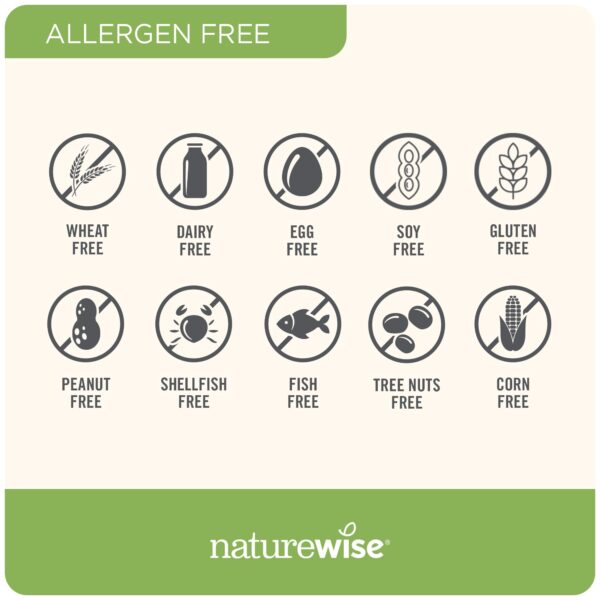 Suplemento digestivo NatureWise fibra y omega 3 DHA EPA