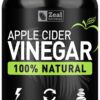 Frasco de cápsulas naturales de vinagre de sidra de manzana Zeal Naturals
