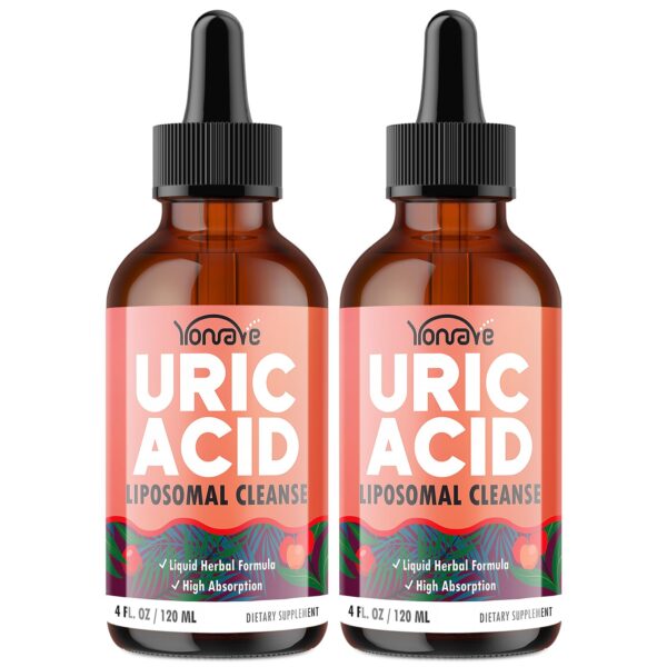 Gotas liposomales ácido úrico con cereza ácida envase frontal