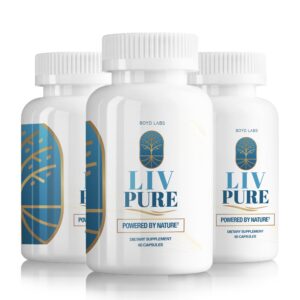 Suplemento Liv Pure para soporte y desintoxicación hepática