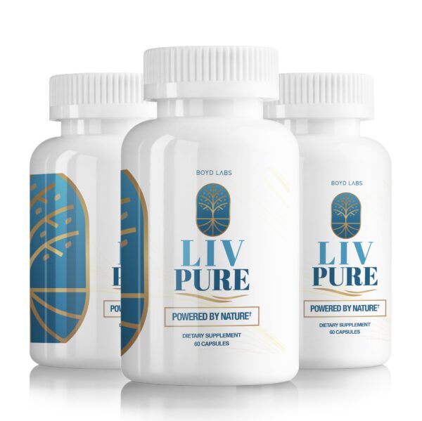 Suplemento Liv Pure para soporte y desintoxicación hepática