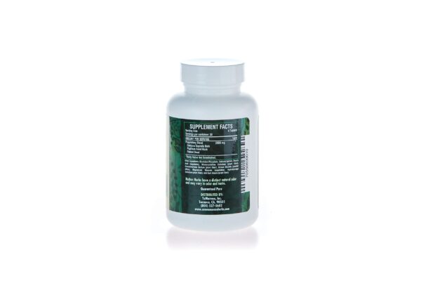 Tabletas Herbal Lax limpiador colon frasco y etiquetas