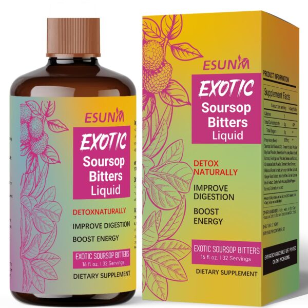 Esunm Soursop Bitters botella frontal