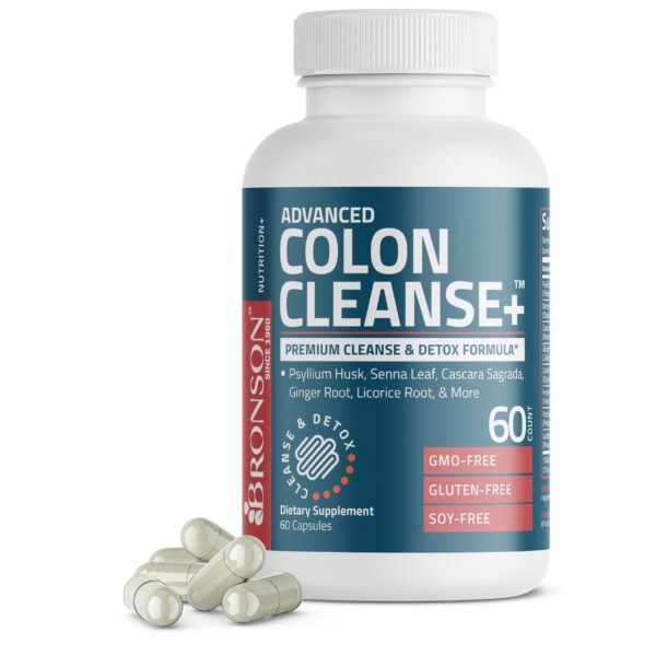 Bronson Advanced Colon Cleanse frasco 60 cápsulas