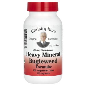 Dr Christopher fórmula Heavy Mineral Bugleweed 100 cápsulas
