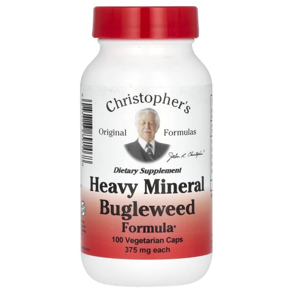 Dr Christopher fórmula Heavy Mineral Bugleweed 100 cápsulas