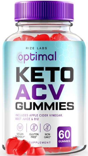 Gomitas rize labs Keto ACV 60 unidades paquete frontal