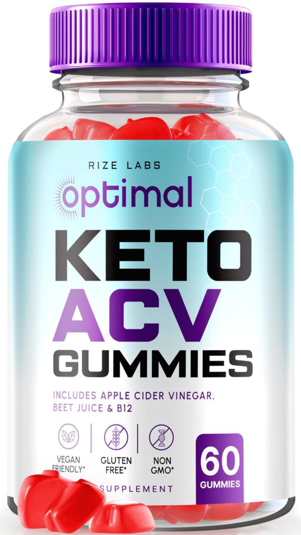 Gomitas rize labs Keto ACV 60 unidades paquete frontal