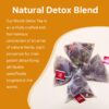 Ingredientes naturales en Té Detox para útero Auranic