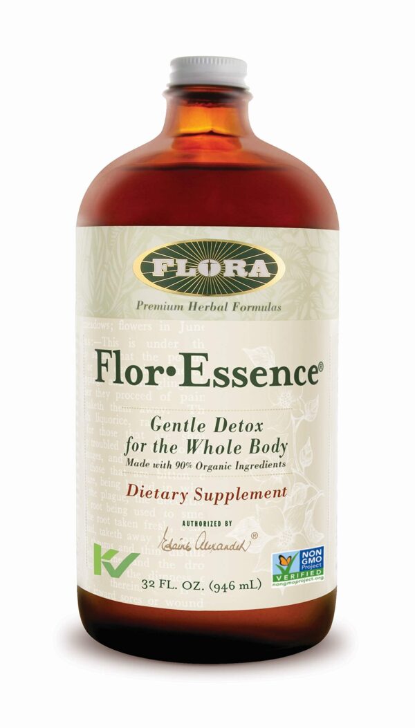 Flor Essence té detox orgánico 32oz botellas