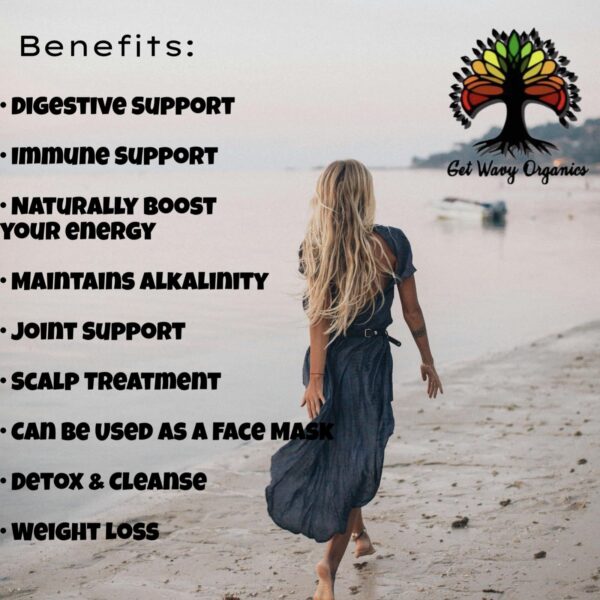 Gel de musgo irlandés y aloe vera para salud y energía 16 oz