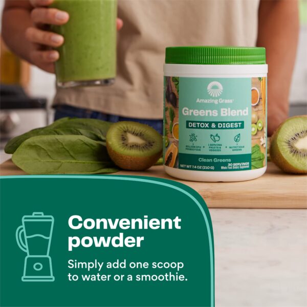 Amazing Grass suplemento orgánico greens superfood 30 porciones