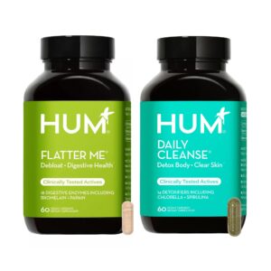 HUM Flatter Me suplemento con enzimas digestivas y detox natural