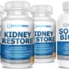 paquete kidney restore limpieza natural renal 3 pack suplementos