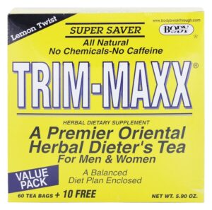 Body Brkthrough té Trim-Maxx sabor limón 70 bolsas