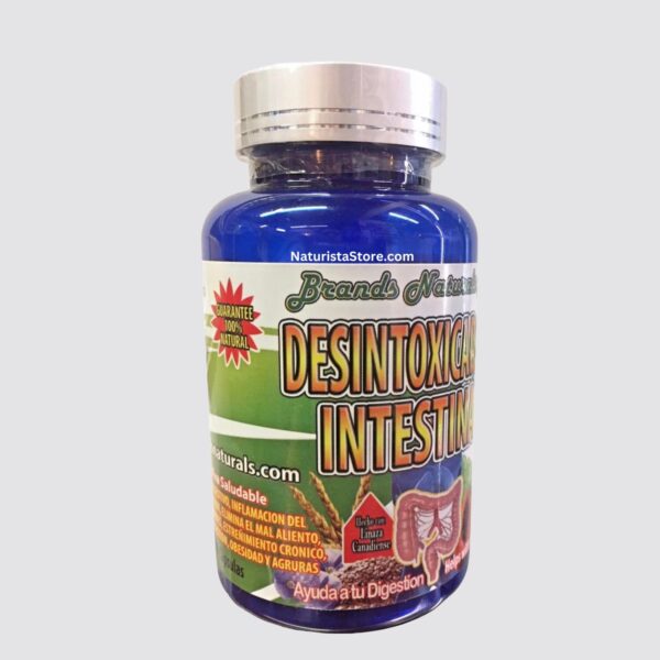 Desintoxicador Intestinal Generic Brands Naturals paquete de 100 cápsulas
